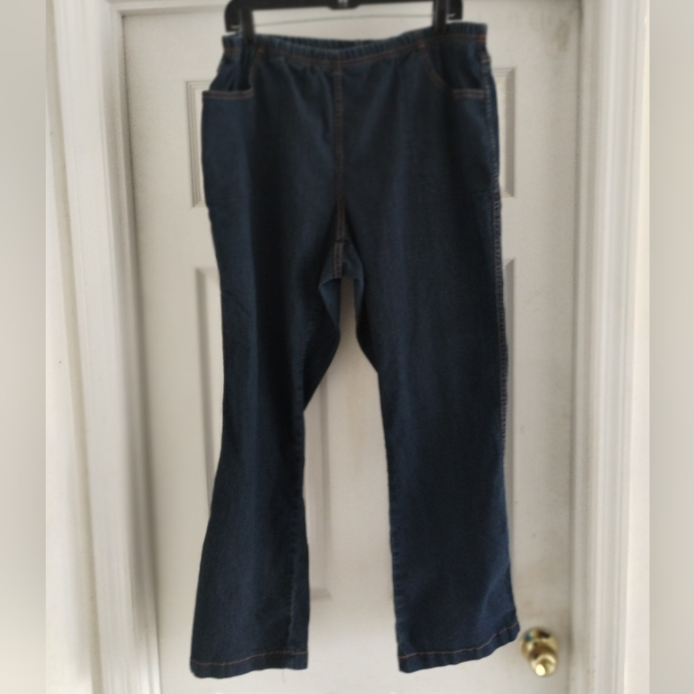 Just My Size Dark Blue Flare Jeans